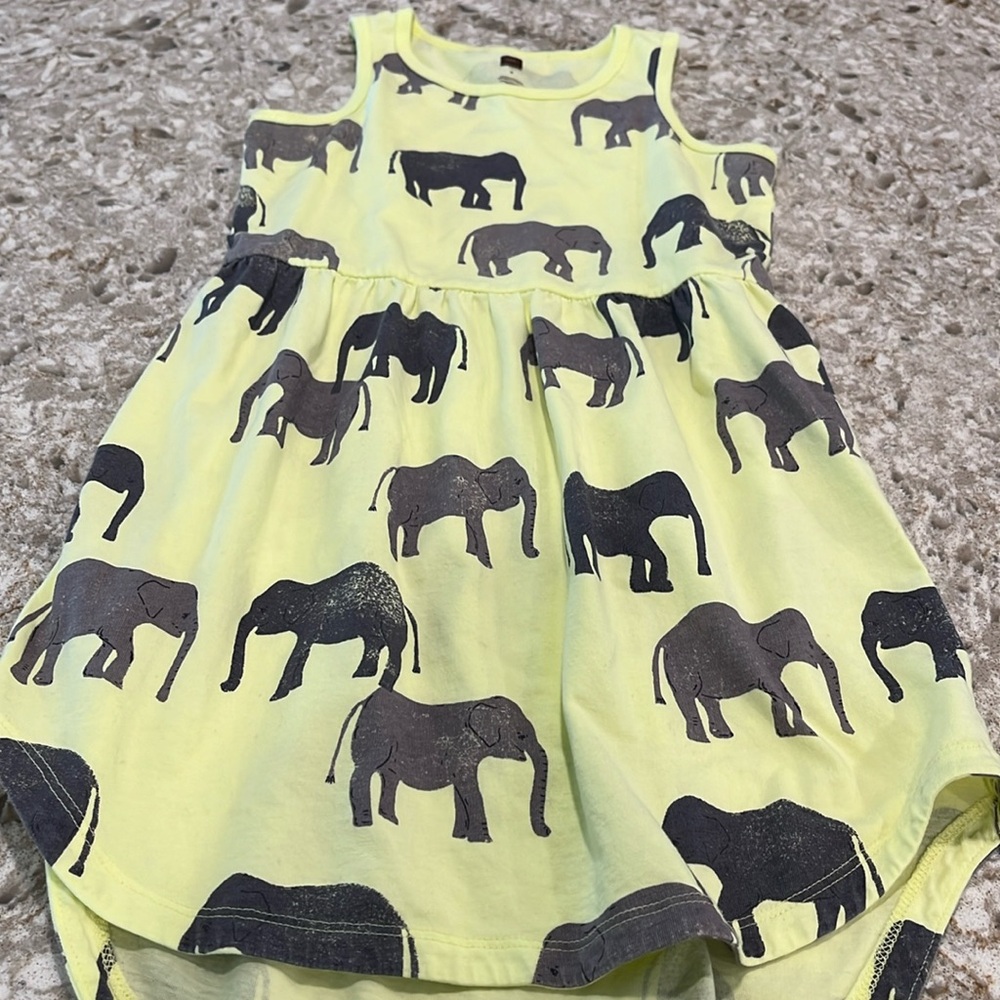 Tea Collection Elephant Dress